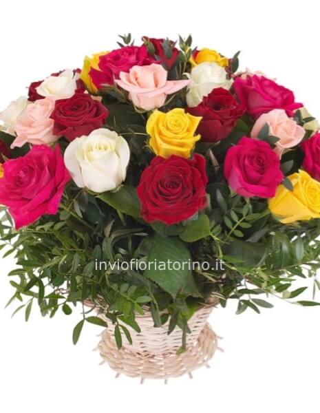 Bouquet di rose ssortite